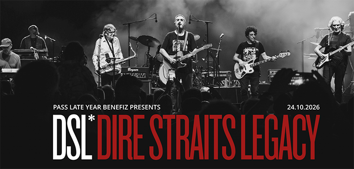 DSL* DIRE STRAITS LEGACY beim PASS Late Year Benefiz 2026 DSL* DIRE STRAITS LEGACY beim PASS Late Year Benefiz 2026